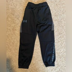 Under Armour Kids Black and Gray Joggers